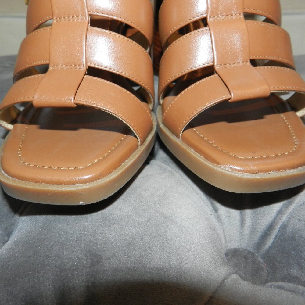 Michael Kors Jagger Leather Slip On Sandals Size 6 1/2 - Picture 7 of 11